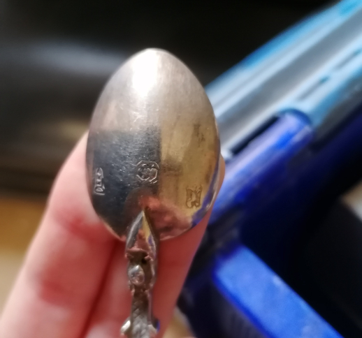 Petite cuillère argent inox 10,5 cm pour verrine