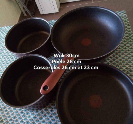 Les Cuisinautes - Poêles et casseroles et un wok tefal Ingenio